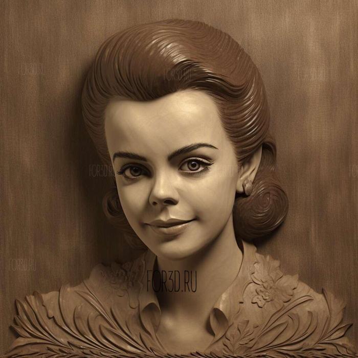 Natalie Wood 1 stl model for CNC